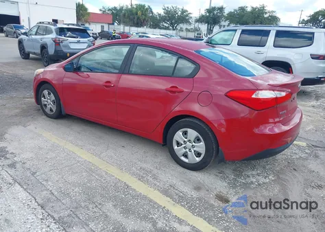 2016 Kia Forte Lx из США, поврежденный, VIN KNAFK4A68G5485027